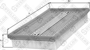 Stellox 71-00336-SX - Gaisa filtrs autodraugiem.lv