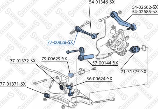 Stellox 77-00828-SX - Piekare, Šķērssvira autodraugiem.lv