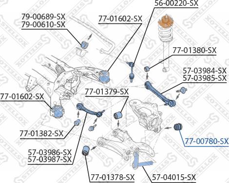 Stellox 77-00780-SX - Piekare, Šķērssvira autodraugiem.lv