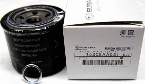 Subaru 15208AA031 - Eļļas filtrs autodraugiem.lv