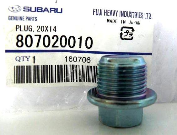 Subaru 807020010 - Korķis, Eļļas vācele autodraugiem.lv
