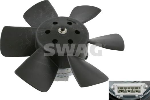 Swag 30 90 6989 - Ventilators, Motora dzesēšanas sistēma autodraugiem.lv