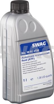 Swag 30 91 4738 - Automātiskās pārnesumkārbas eļļa autodraugiem.lv