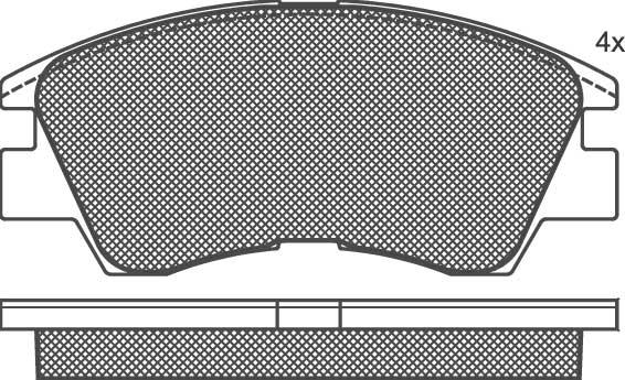 ATE 27.0460-2103.2 - Bremžu uzliku kompl., Disku bremzes autodraugiem.lv