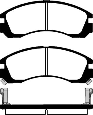 R Brake RB0979-825 - Bremžu uzliku kompl., Disku bremzes autodraugiem.lv