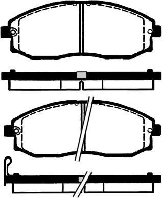 Triscan 1100-0986495065 - Bremžu uzliku kompl., Disku bremzes autodraugiem.lv