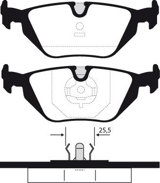 Magneti Marelli P06013MM - Bremžu uzliku kompl., Disku bremzes autodraugiem.lv