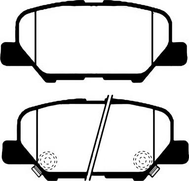 Sangsin Brake GP1731 - Bremžu uzliku kompl., Disku bremzes autodraugiem.lv