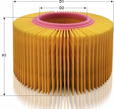 Tecneco Filters AM1653PMR - Gaisa filtrs autodraugiem.lv