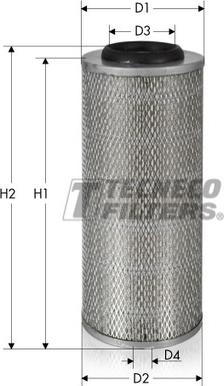 Tecneco Filters AR761-I - Gaisa filtrs autodraugiem.lv