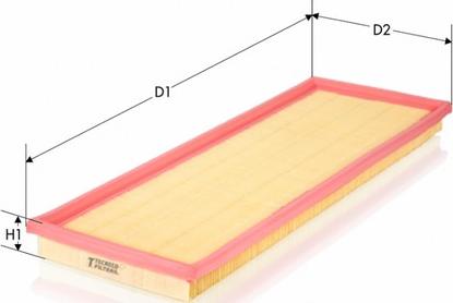 Tecneco Filters AR1452PMS - Gaisa filtrs autodraugiem.lv