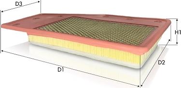 Tecneco Filters AR1692PMS - Gaisa filtrs autodraugiem.lv