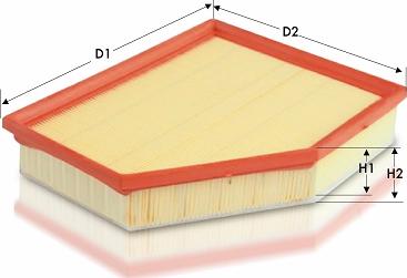 Tecneco Filters AR1644PMS - Gaisa filtrs autodraugiem.lv