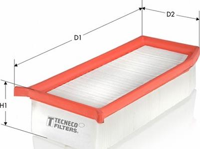 Tecneco Filters AR165467PM - Gaisa filtrs autodraugiem.lv