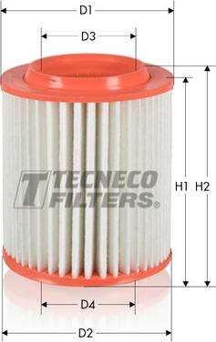 Tecneco Filters AR1652 - Gaisa filtrs autodraugiem.lv