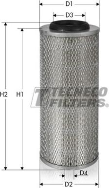 Tecneco Filters AR543-I - Gaisa filtrs autodraugiem.lv