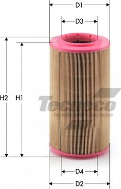 Tecneco Filters AR13490-I - Gaisa filtrs autodraugiem.lv