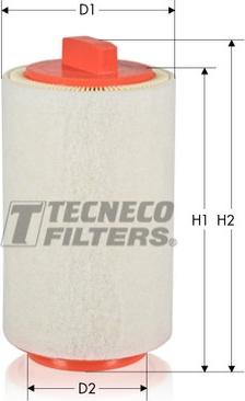 Tecneco Filters AR1287-S - Gaisa filtrs autodraugiem.lv