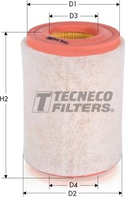 Tecneco Filters AR128XF - Gaisa filtrs autodraugiem.lv