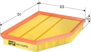 Tecneco Filters AR1762PM - Gaisa filtrs autodraugiem.lv