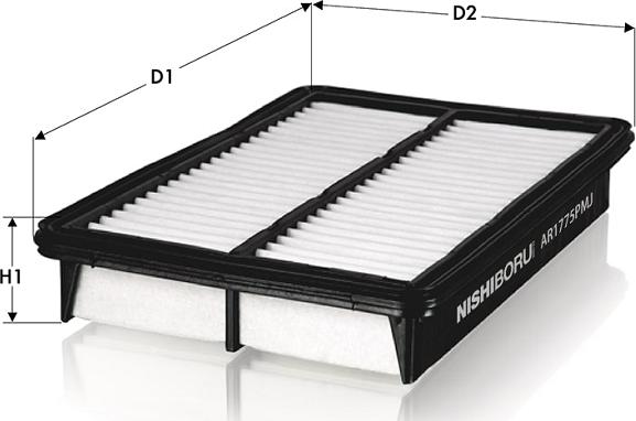 Tecneco Filters AR1775PMJ - Gaisa filtrs autodraugiem.lv