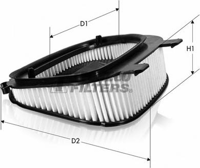 Tecneco Filters AR36014 - Gaisa filtrs autodraugiem.lv