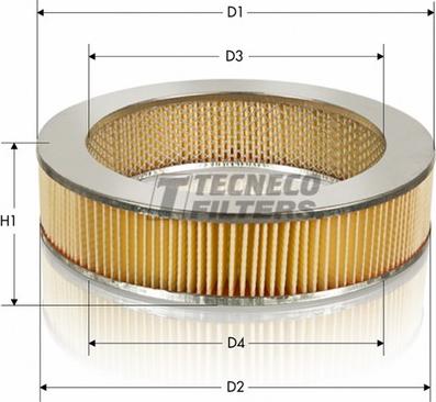 Tecneco Filters AR44 - Gaisa filtrs autodraugiem.lv