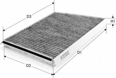 Tecneco Filters CK9785-C - Filtrs, Salona telpas gaiss autodraugiem.lv