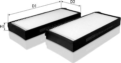 Tecneco Filters CK1285-2 - Filtrs, Salona telpas gaiss autodraugiem.lv