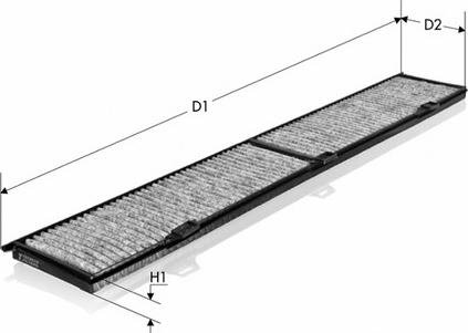 Tecneco Filters CK8430-C - Filtrs, Salona telpas gaiss autodraugiem.lv