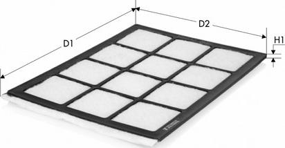 Tecneco Filters CK2504 - Filtrs, Salona telpas gaiss autodraugiem.lv