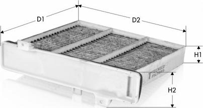 Tecneco Filters CK2230-C - Filtrs, Salona telpas gaiss autodraugiem.lv