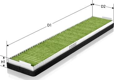 Tecneco Filters CKA9545 - Filtrs, Salona telpas gaiss autodraugiem.lv