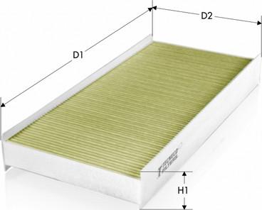 Tecneco Filters CKA9398 - Filtrs, Salona telpas gaiss autodraugiem.lv