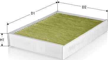 Tecneco Filters CKA34003 - Filtrs, Salona telpas gaiss autodraugiem.lv