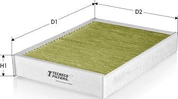 Tecneco Filters CKA25007 - Filtrs, Salona telpas gaiss autodraugiem.lv