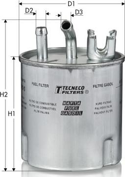 Tecneco Filters GS939/15 - Degvielas filtrs autodraugiem.lv