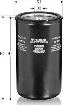 Tecneco Filters GS97/2 - Degvielas filtrs autodraugiem.lv
