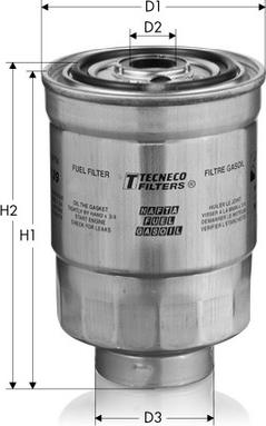 Tecneco Filters GS8028 - Degvielas filtrs autodraugiem.lv