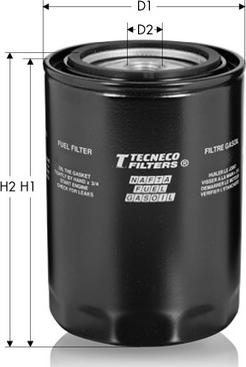 Tecneco Filters GS154 - Degvielas filtrs autodraugiem.lv