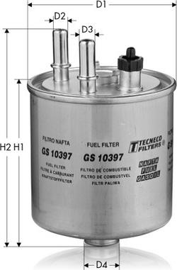 Tecneco Filters GS10397 - Degvielas filtrs autodraugiem.lv