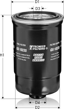 Tecneco Filters GS10235 - Degvielas filtrs autodraugiem.lv