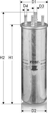 Tecneco Filters GS10222 - Degvielas filtrs autodraugiem.lv