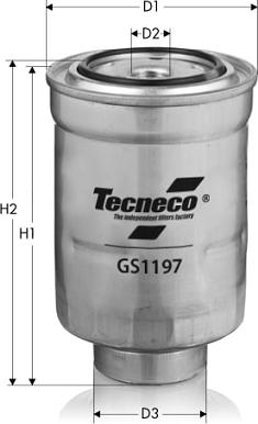 Tecneco Filters GS1197 - Degvielas filtrs autodraugiem.lv