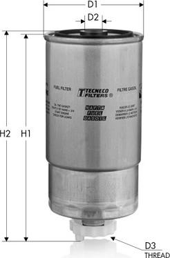 Tecneco Filters GS110 - Degvielas filtrs autodraugiem.lv