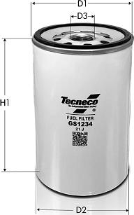 Tecneco Filters GS1234 - Degvielas filtrs autodraugiem.lv