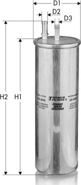 Tecneco Filters GS8020 - Degvielas filtrs autodraugiem.lv