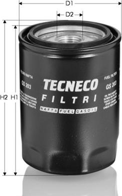 Tecneco Filters GS203 - Degvielas filtrs autodraugiem.lv