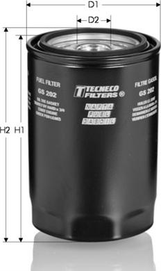 Tecneco Filters GS202 - Degvielas filtrs autodraugiem.lv