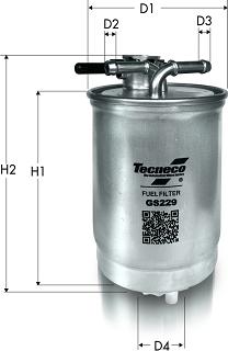 Tecneco Filters GS229 - Degvielas filtrs autodraugiem.lv